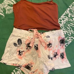 Mix matched sleeper set pink & mauve